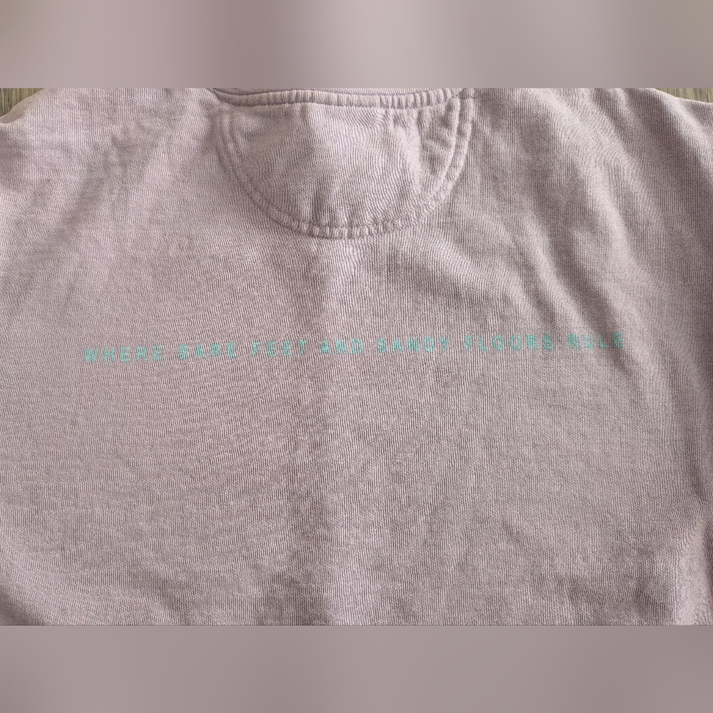 Seaside, Comfort Colors Sweatshirt Small Light Purple And Teal Like New - Picture 5 of 5